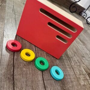 Lovevery Count & Slide Ring Chute |‎ Wooden Montessori Toy | 19–21 Months